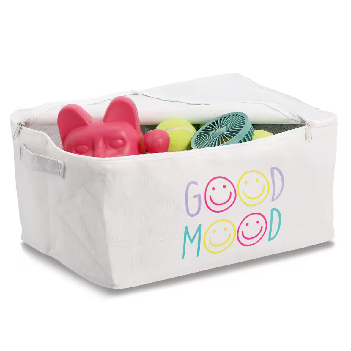 “Cool Stuff” Storage Totes with zipper