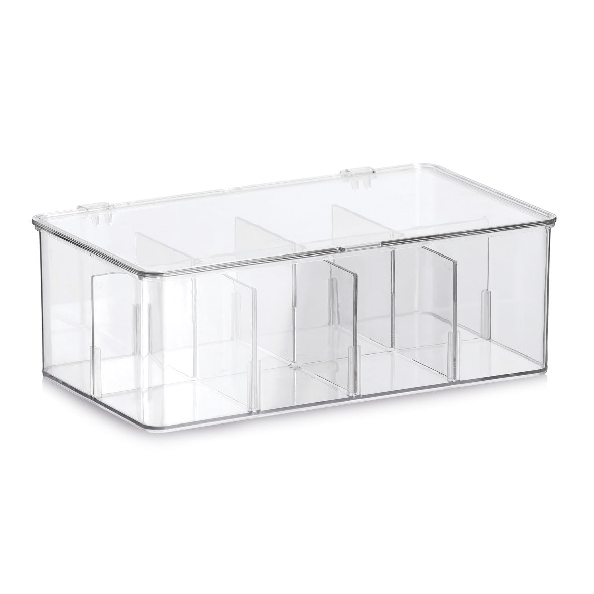 Organizer with 8 Compartments- Transparent