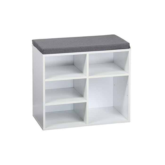 Shoe Cabinet Cushion White Small