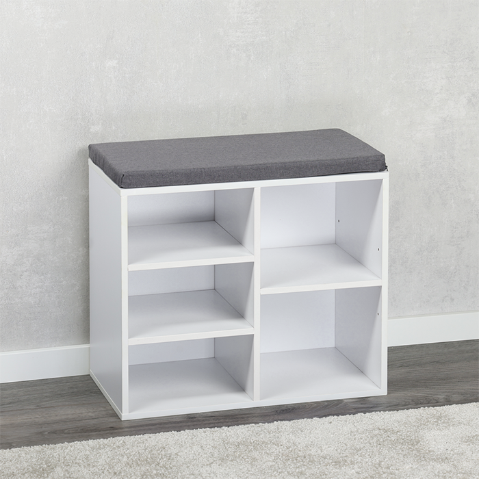 Shoe Cabinet Cushion White Small