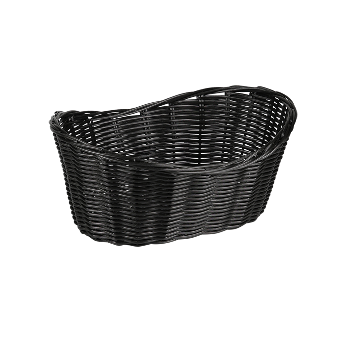 Bread And Fruit Basket Plastic Black L