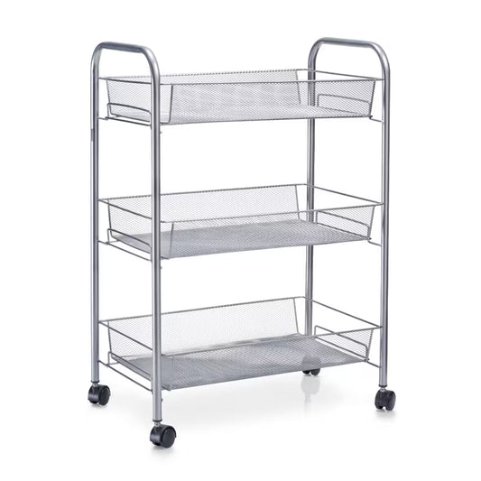Slim Mobile Trolly- Mesh baskets