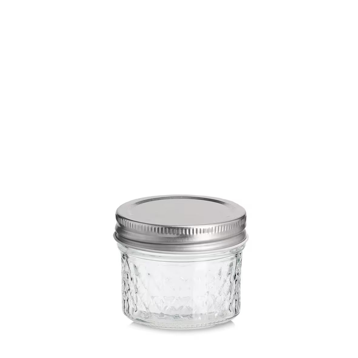 Storage Jar- Glass with Metal Lid- Various Sizes