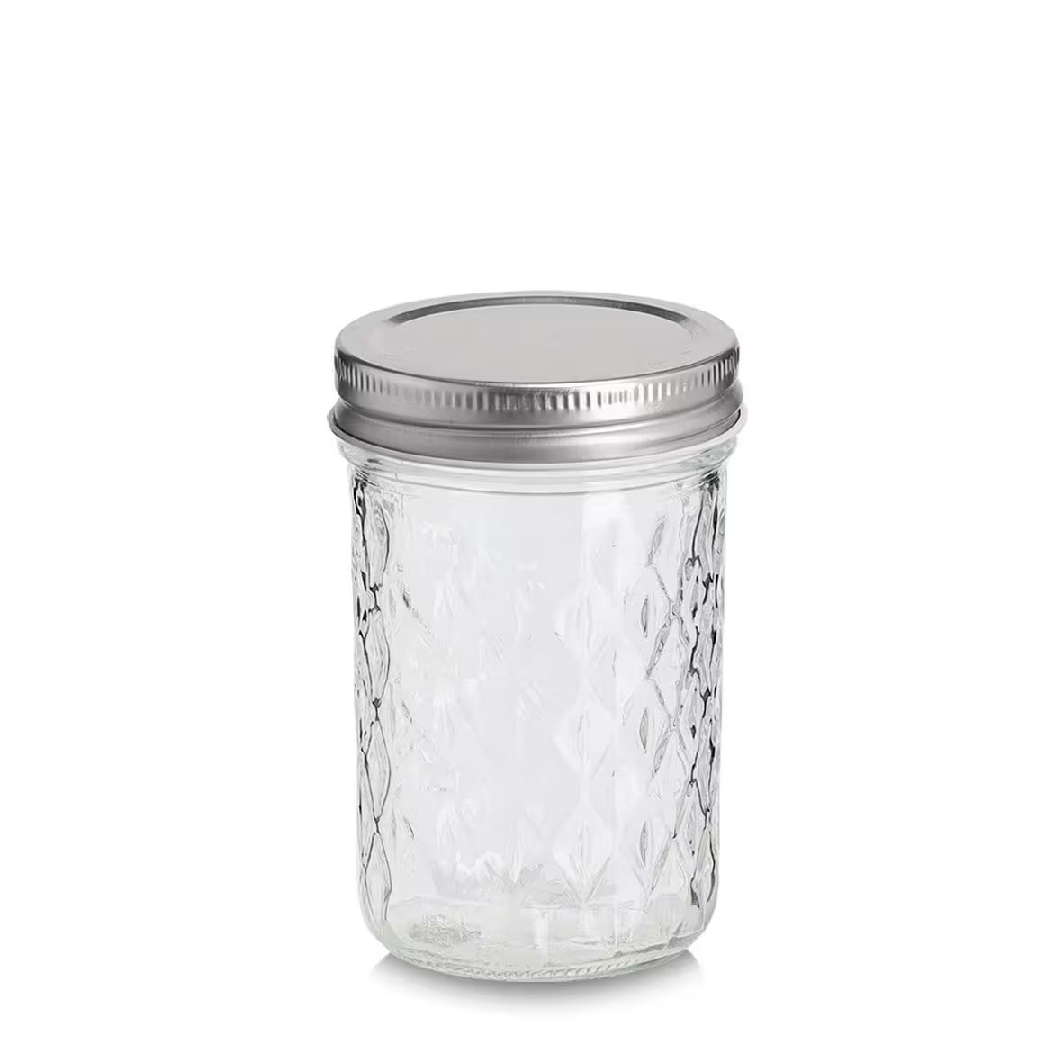 Storage Jar- Glass with Metal Lid- Various Sizes