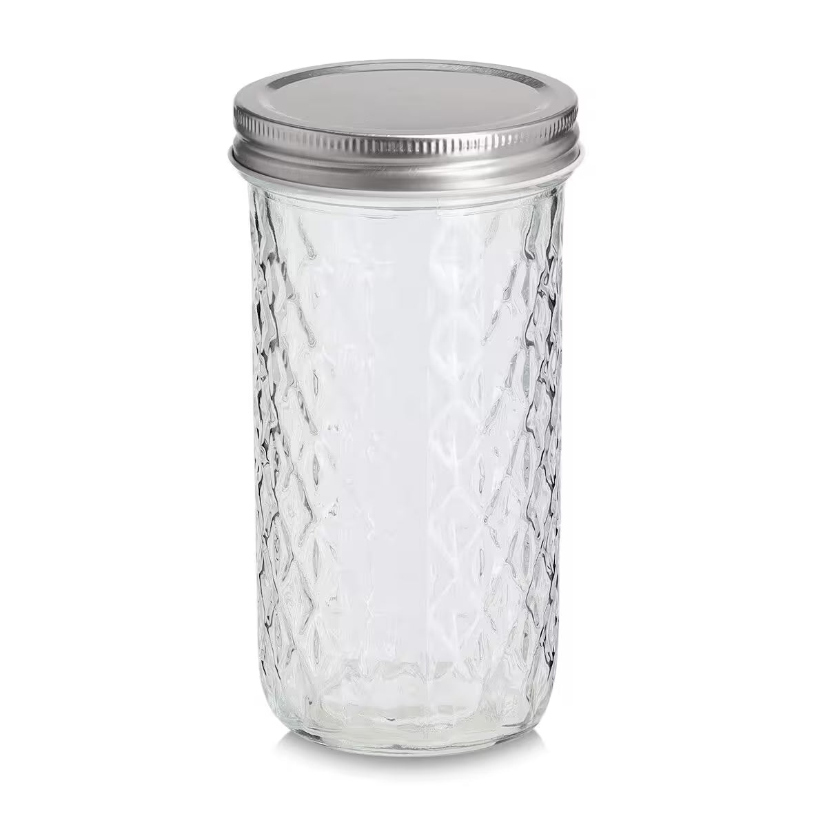 Storage Jar- Glass with Metal Lid- Various Sizes