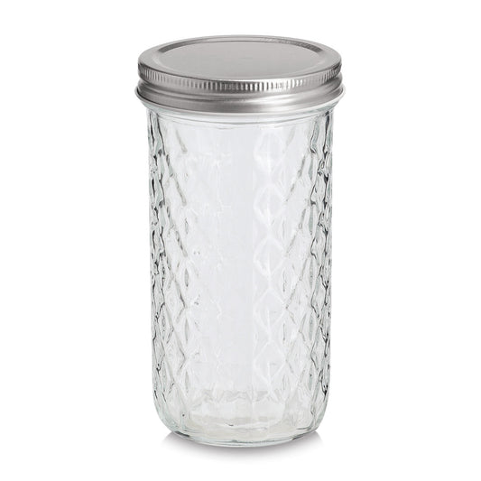 Storage Jar with Metal Lid- 550 ml