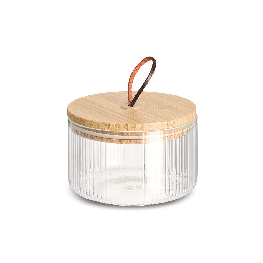 Storage Jar with Bamboo Lid - The Organised Store