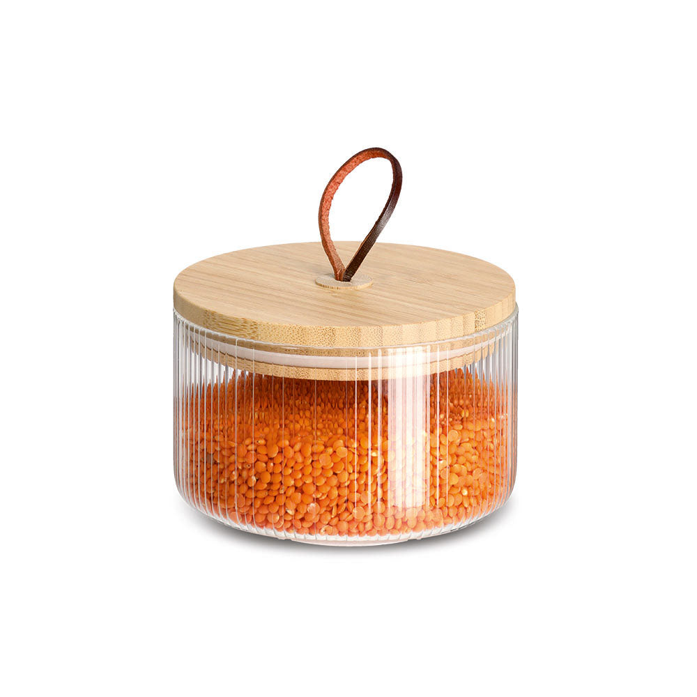 Storage Jar with Bamboo Lid - The Organised Store
