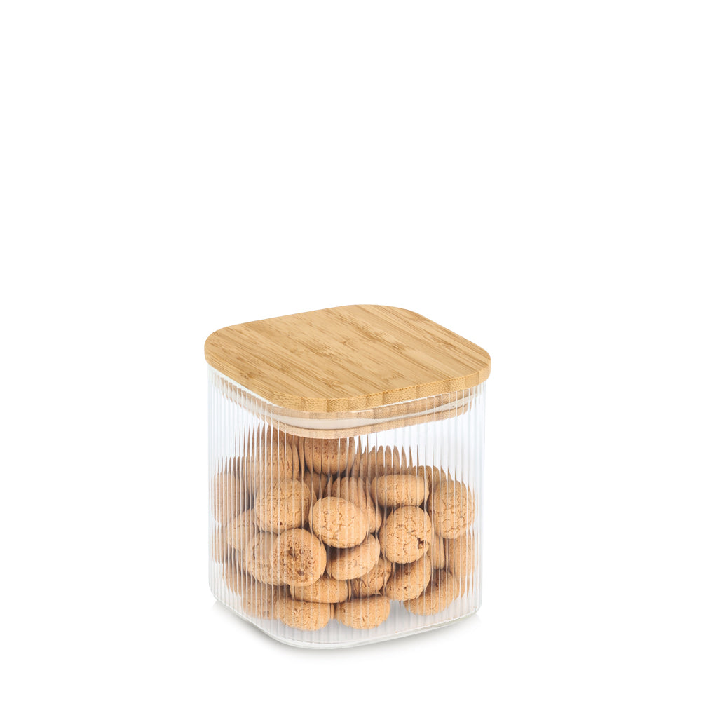 Storage Glass With Bamboo Lid - Various Sizes