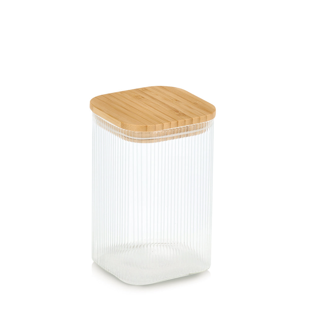 Storage Glass With Bamboo Lid - Various Sizes