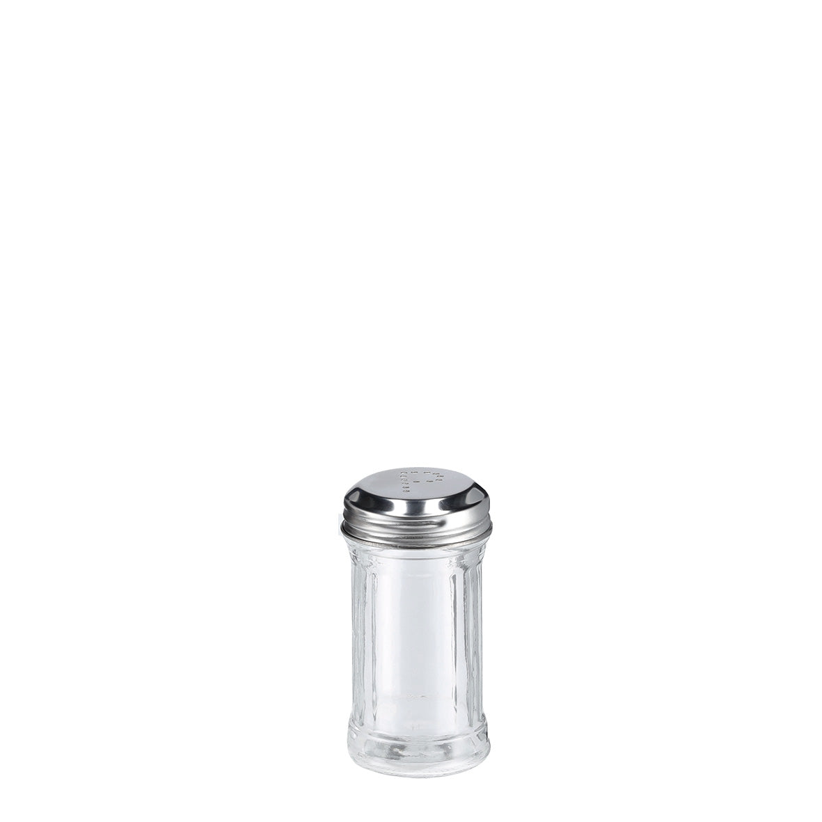 Salt & Pepper Shaker Set, 2pcs, Glass/Stainless Steel