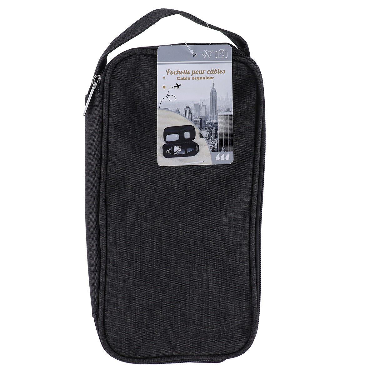 Zipped Rectangular Travel Accessory Bag – The Organised Store