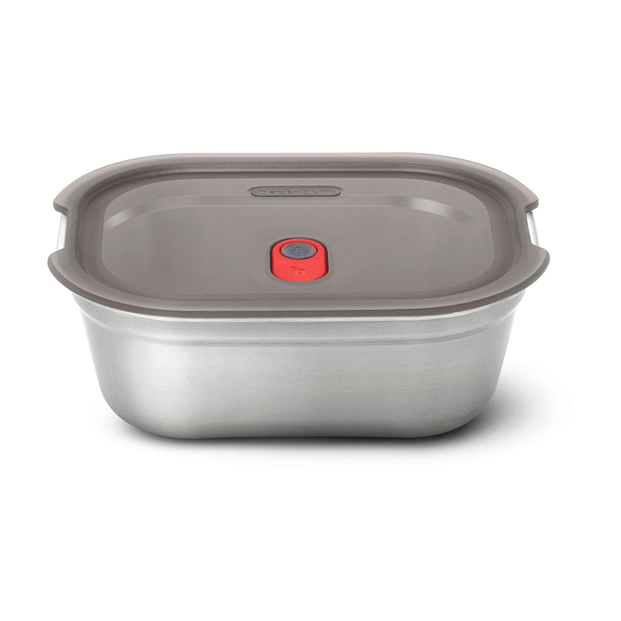 B+B Steel Lunch Box - Grey/Red - Various Sizes