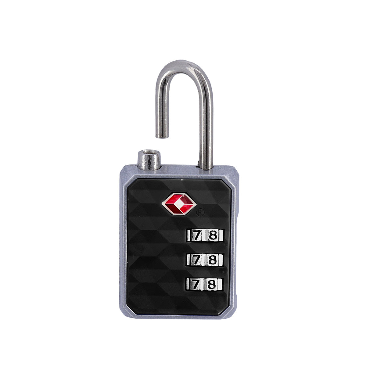 Zinc Alloy Lock TSA Universal Norm, Black