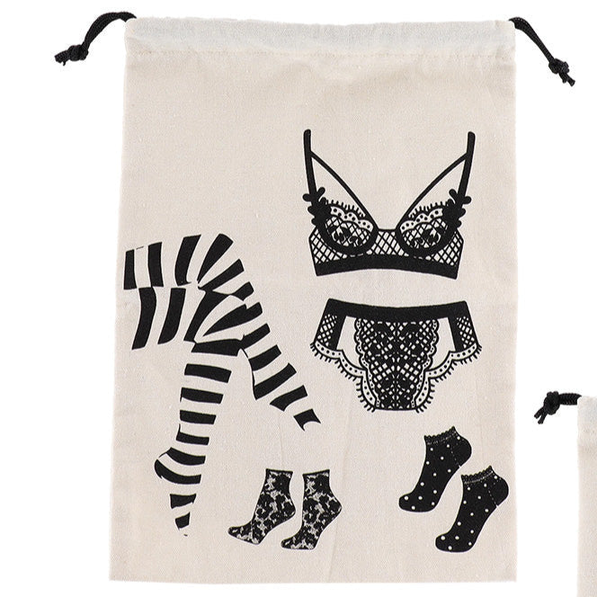 Polyester/Cotton Underwear Travel Bag, Men/Women - The Organised Store