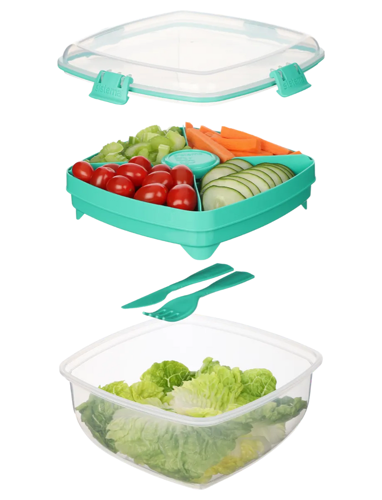 1.63L Salad Max TO GO - Teal