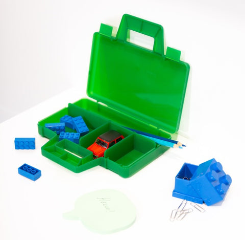 Lego Sorting Case To Go - Transparent - Red
