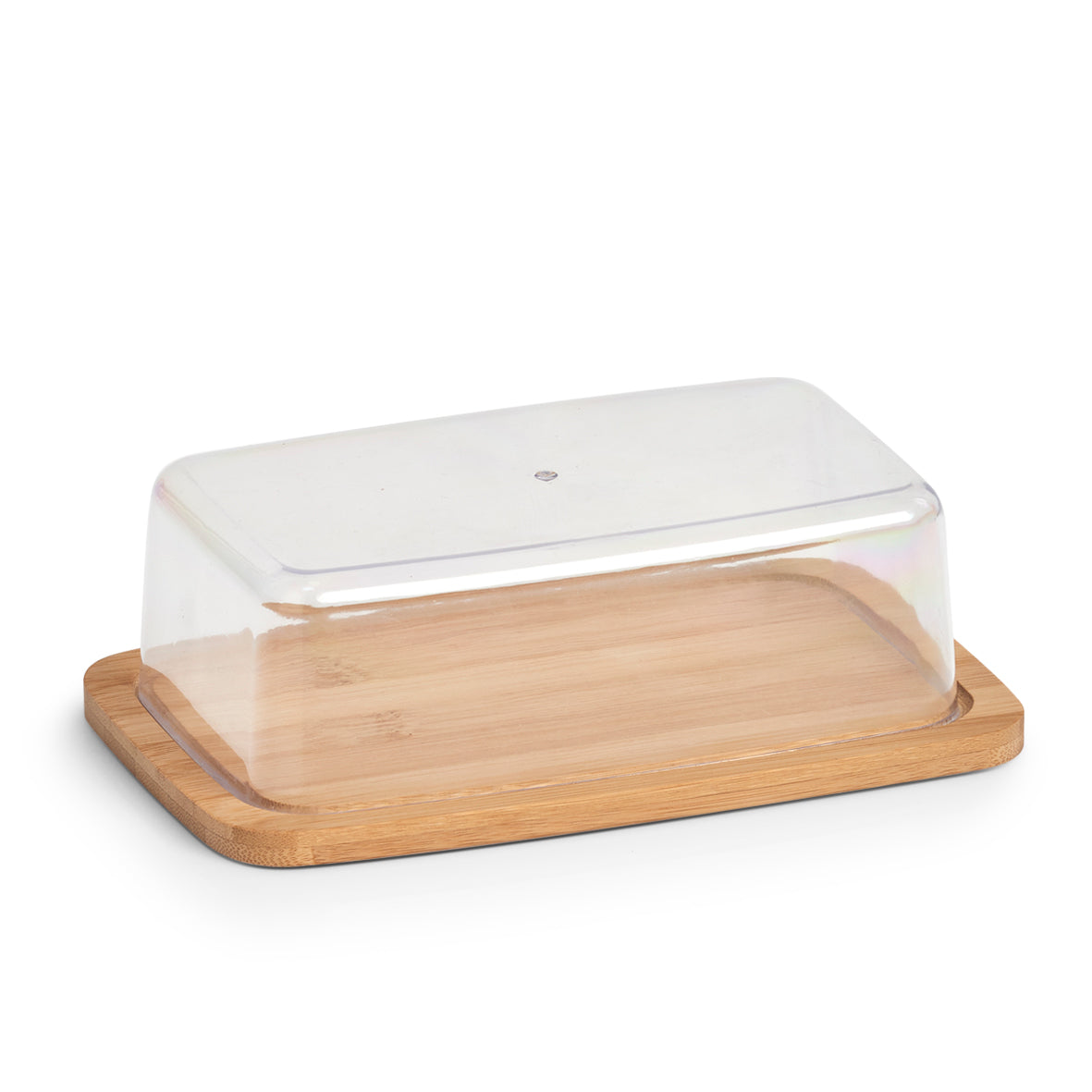 Butter Dish, Bamboo/Plastic