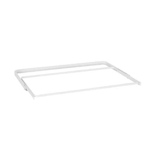 White Mesh Gliding Frame W600 X D 300mm - The Organised Store