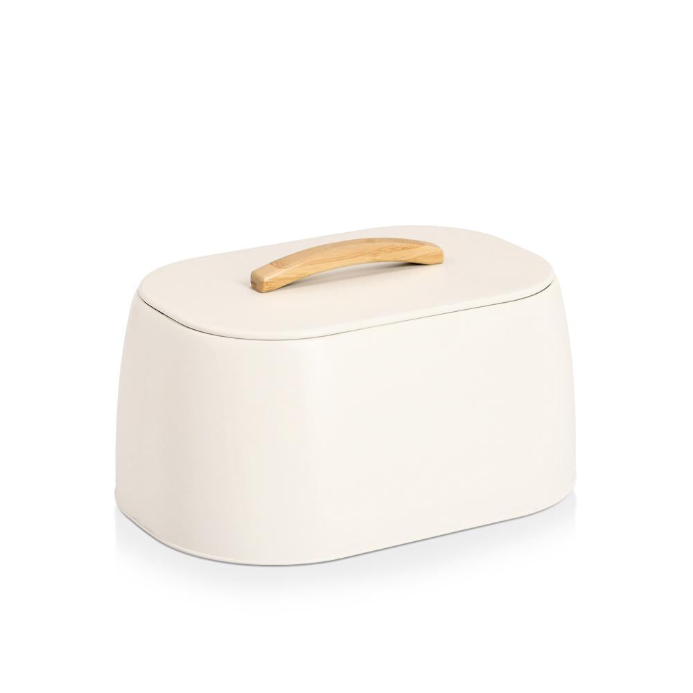 Storage Almond & Mocha Containers With Bamboo Lid- Full Range - The Organised Store