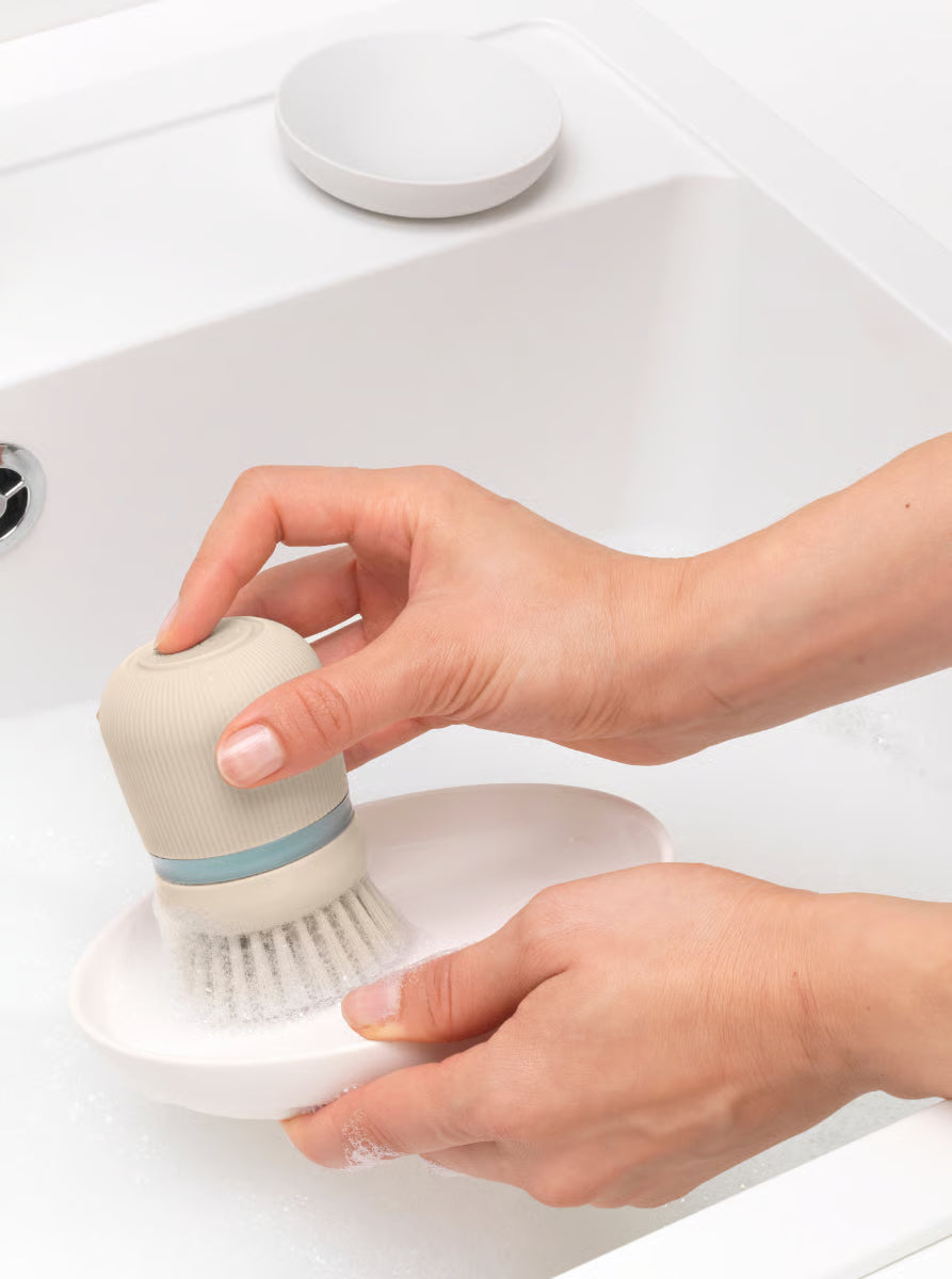 In- Sink Organiser- Sink Side -Soft Beige - The Organised Store