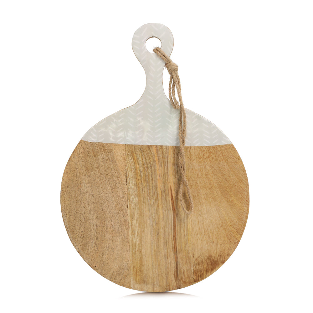 Handle Wood Serving Range- Beige