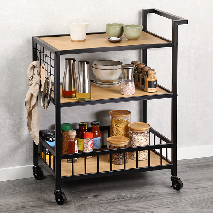 Serving Trolley With 3 Shelves