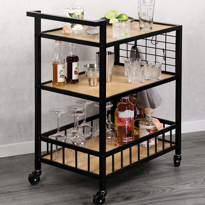 Serving Trolley With 3 Shelves