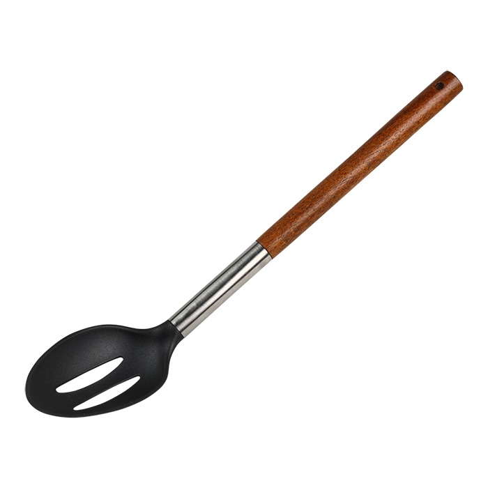 Slotted Spoon SS & Acacia