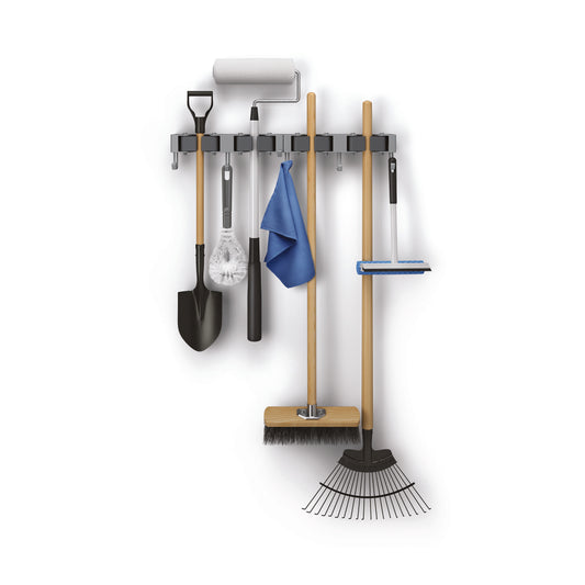 Hang Up 4 - Set Of 2 Wall Mounting Tool Holders/Broom & Mop Holder - The Organised Store