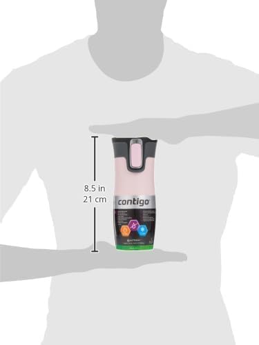 Contigo West Loop Autoseal Travel Stainless Steel Thermal Vacuum Flask, Leakproof Tumbler, Coffee Mug with BPA Free Easy-Clean Lid, 470ml