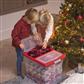 Nesta Christmas Storage Box  45L With Trays For 48 Baubles - Transparent Red