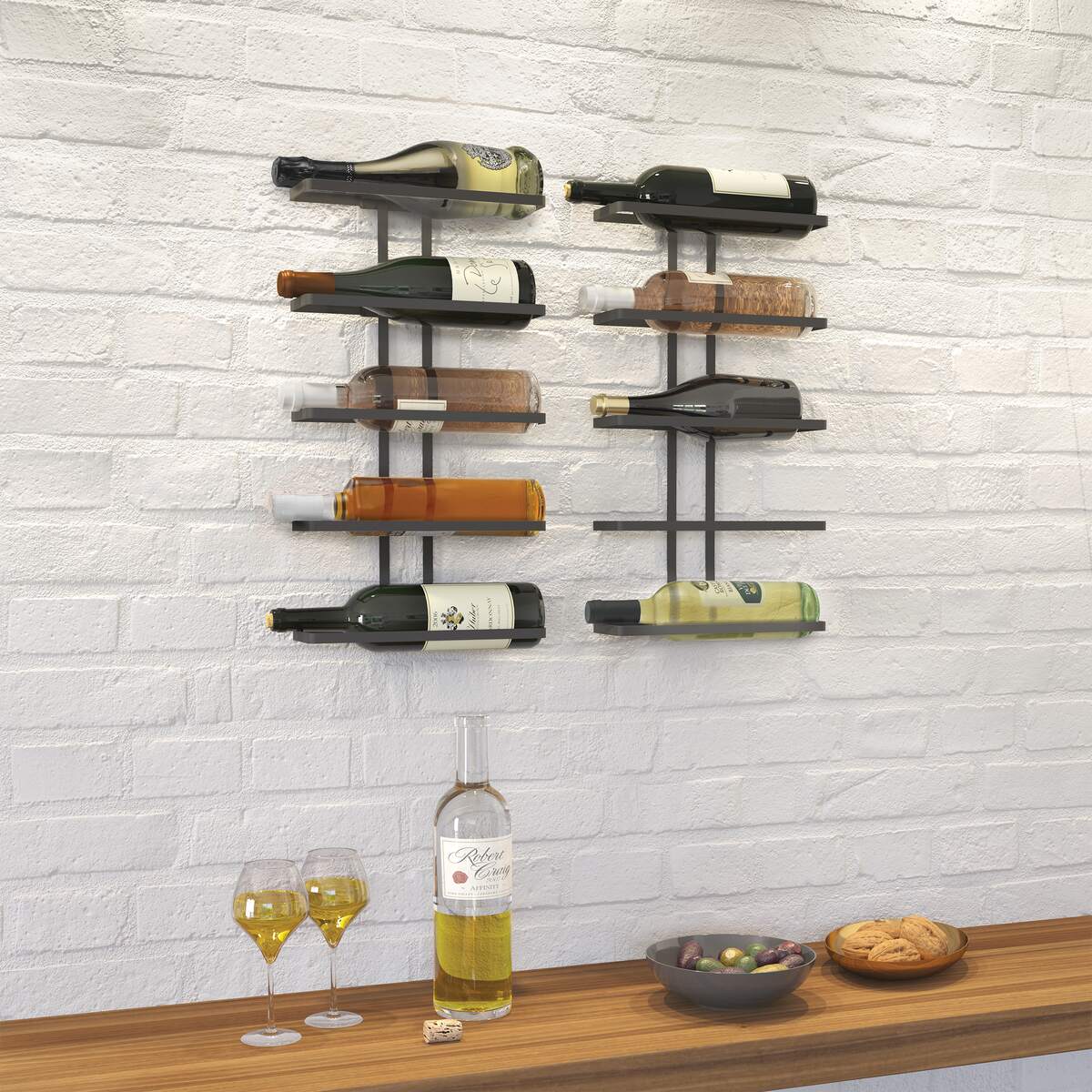 Wine-Wall 5 LAVA Bottle holder