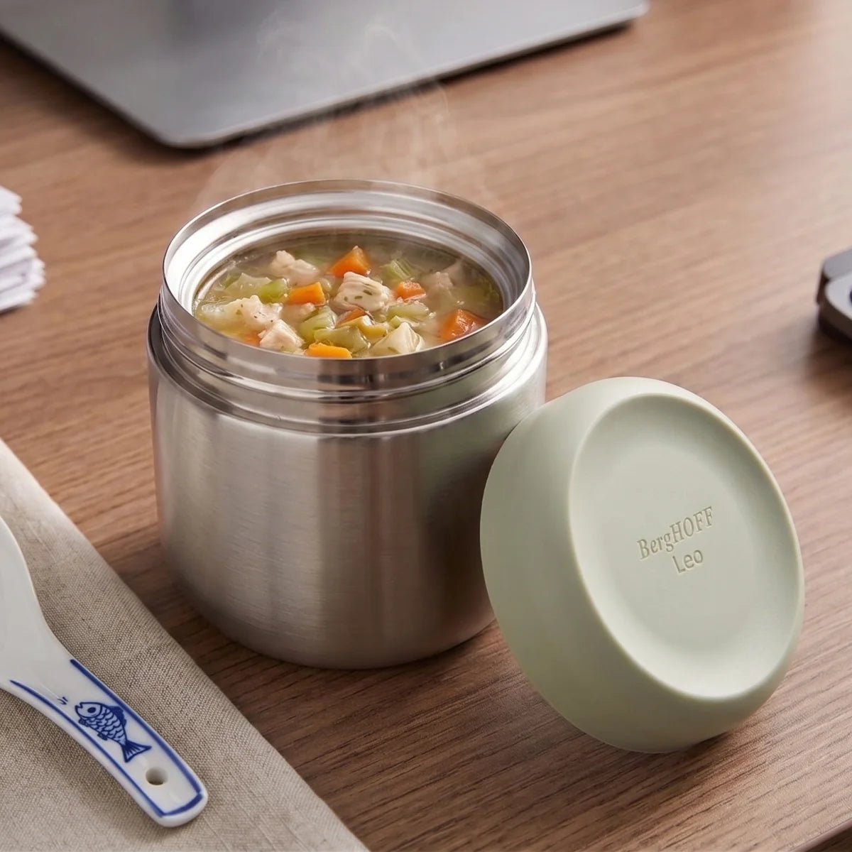 350ml Insulated Food Jar -Sage