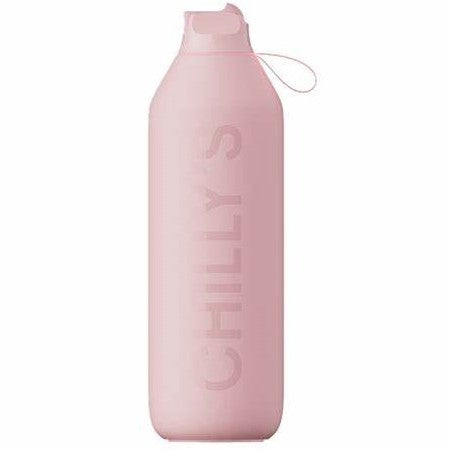 Chilly's Series 2 Insulated Flip Sports Bottle 1L - Pink