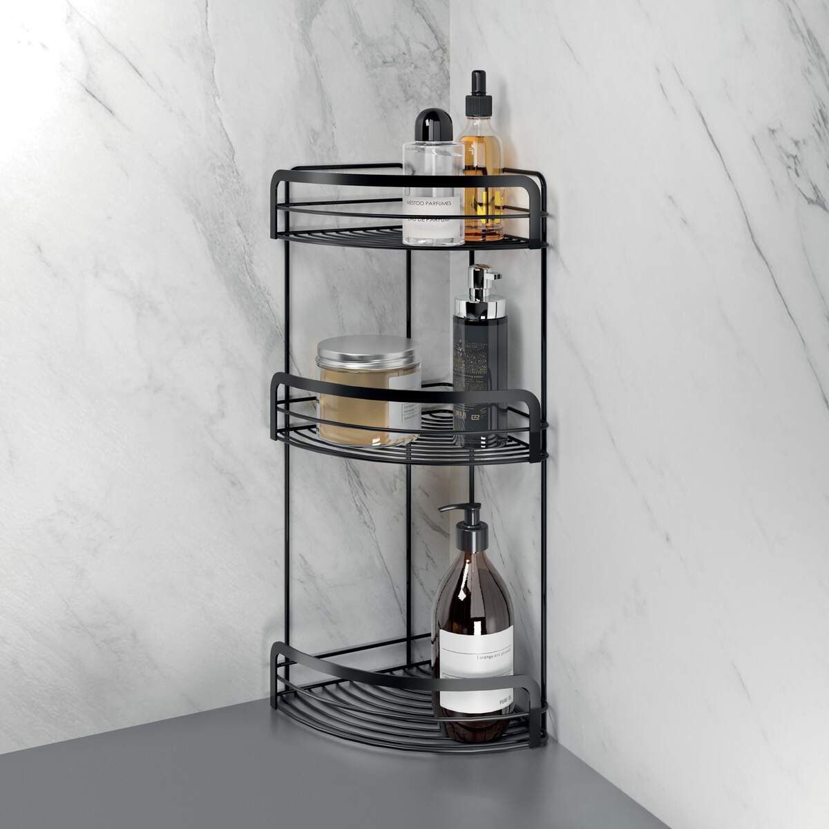 Origin · LAVA 3-Tier Corner shelf - The Organised Store