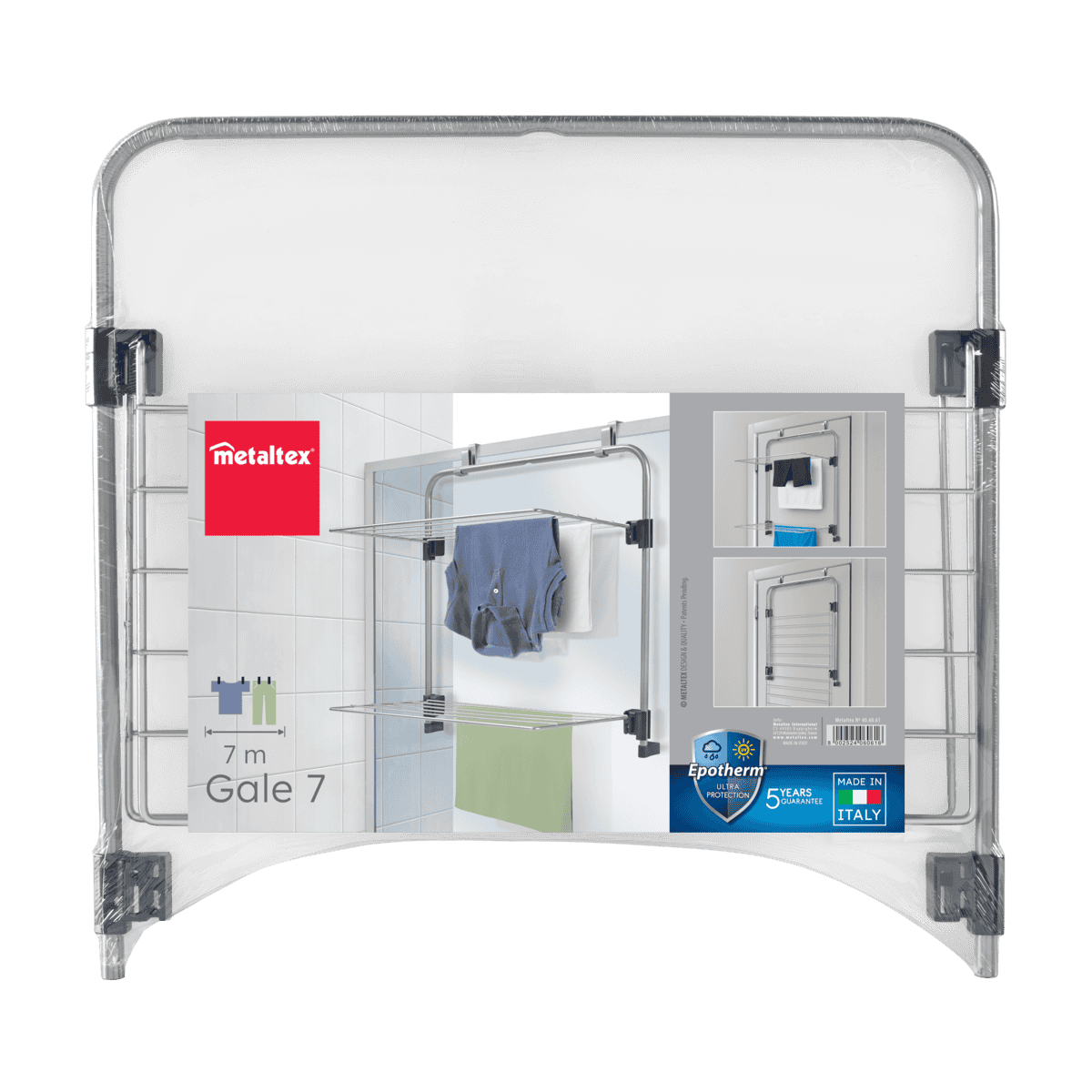 Gale 7 Over shower-Door Laundry Airer-11 Meters