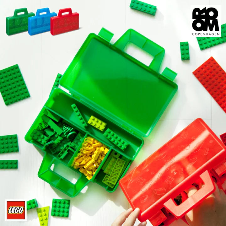 Lego Sorting Case To Go - Transparent - Red