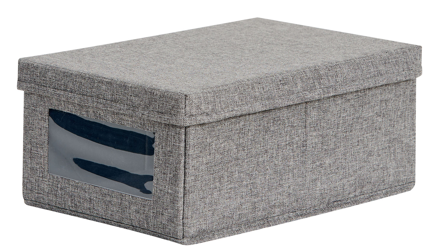 Shoe Storage Box With Window, Set Of 2