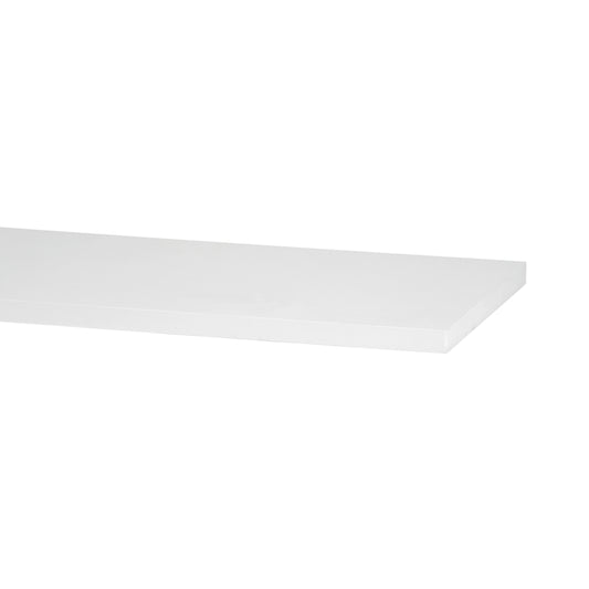 Melamine shelf W708mm x D250 mm white