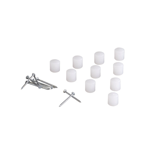 Shelf Pins-white Pack of 10