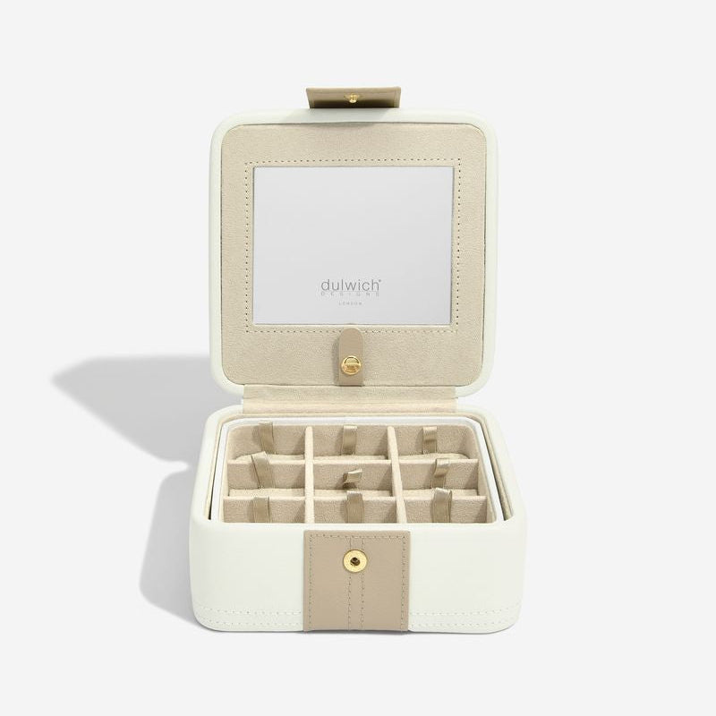 Dulwich Design Cream & Mink Earring Box