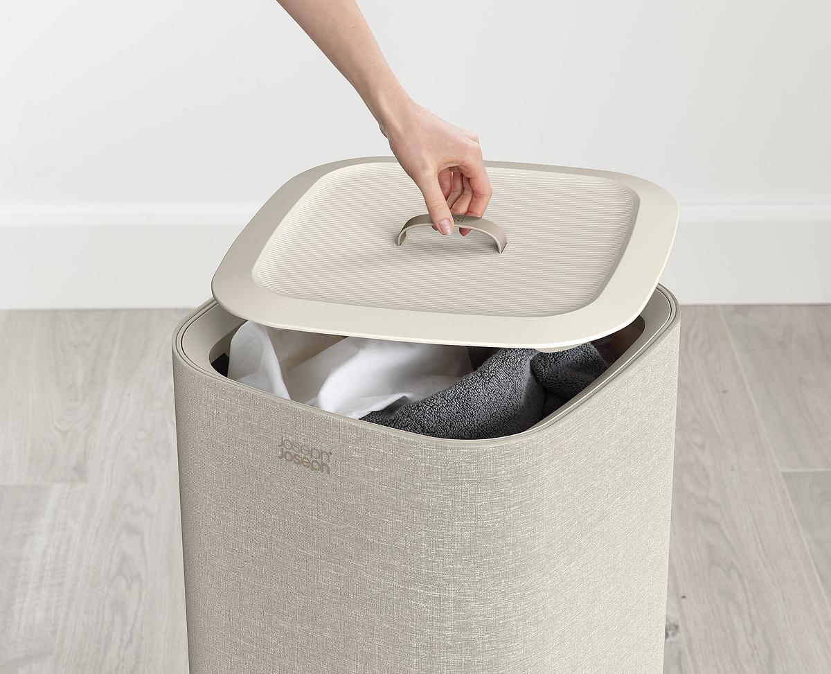 Tota 60L -Single- Laundry Basket- Ecru