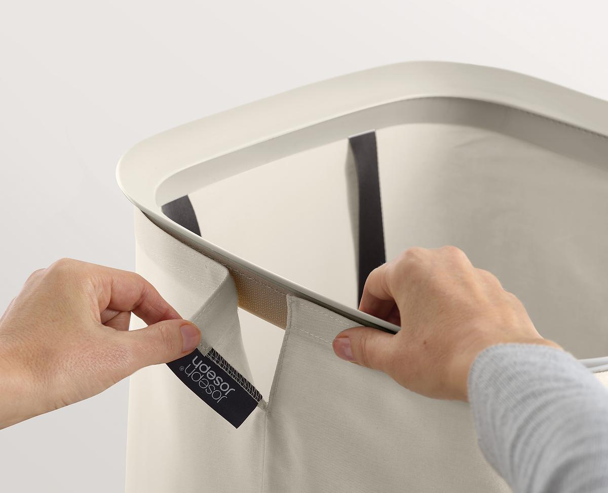 Tota 60L -Single- Laundry Basket- Ecru