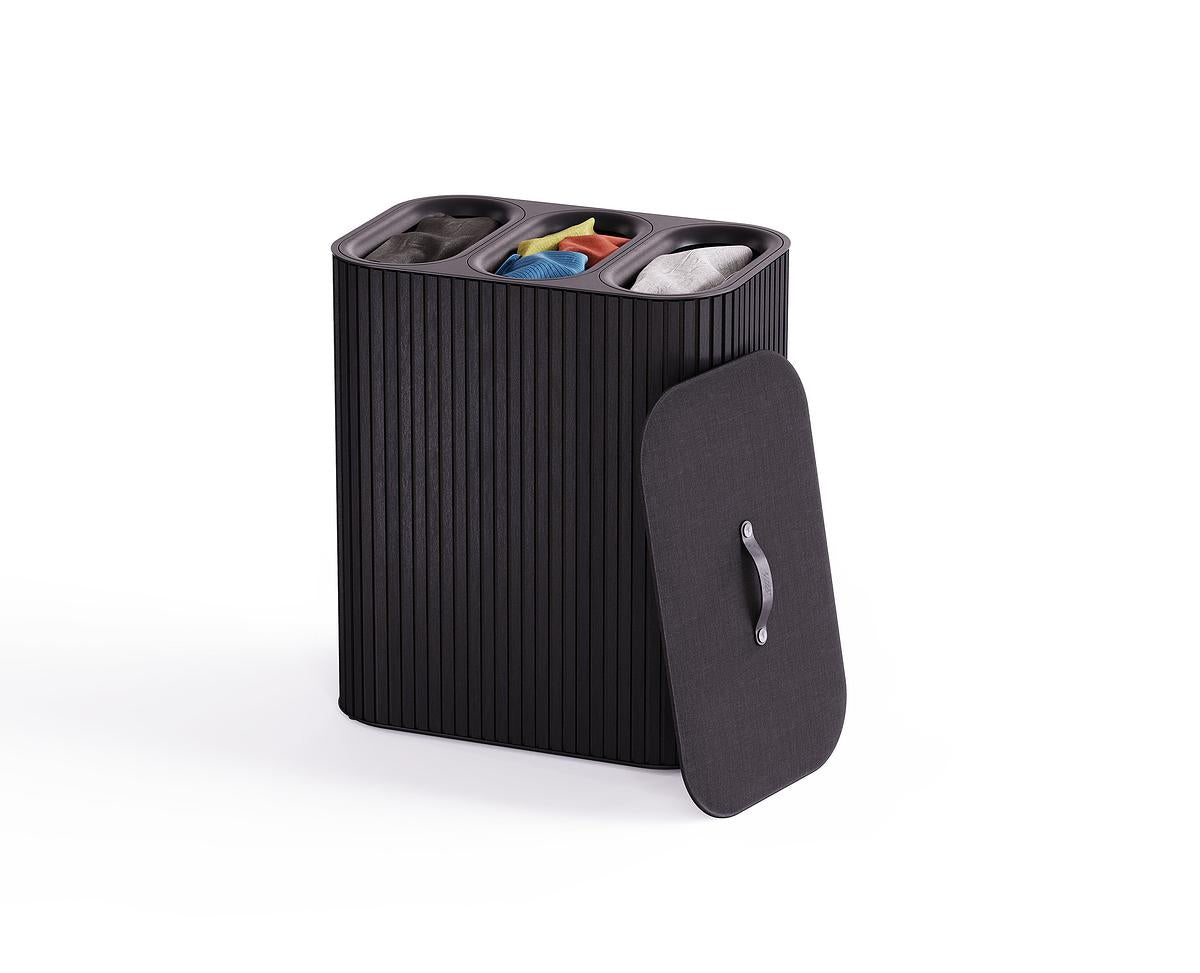 Tota Luxe 90L Black Laundry Separation Basket