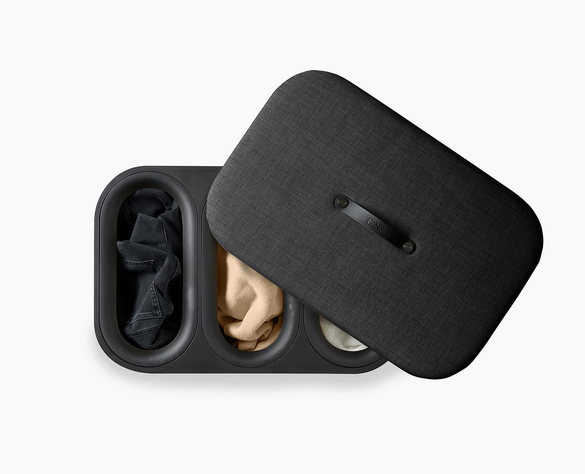 Tota Luxe 90L Black Laundry Separation Basket