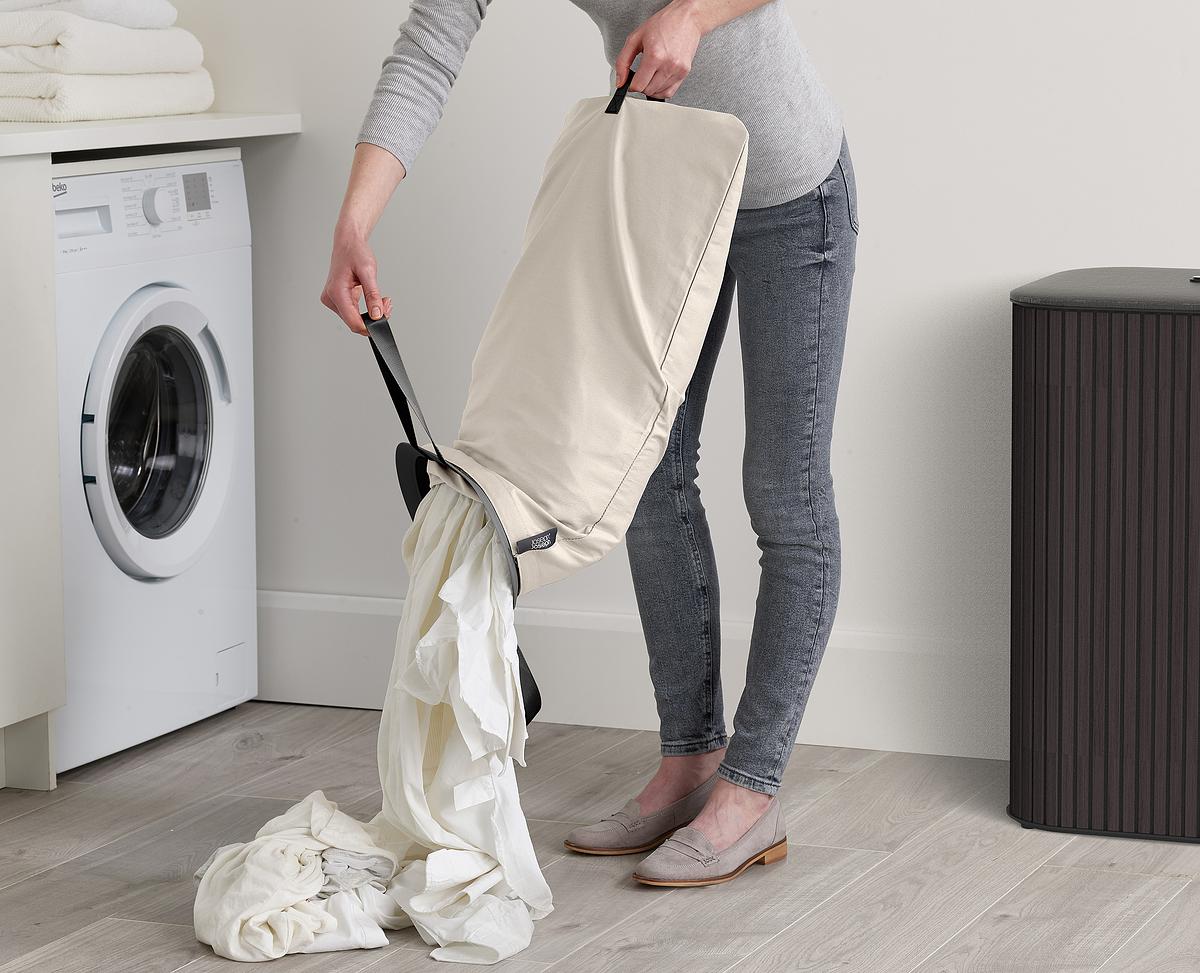 Tota Trio Luxe 90L Laundry Separation Basket-Black
