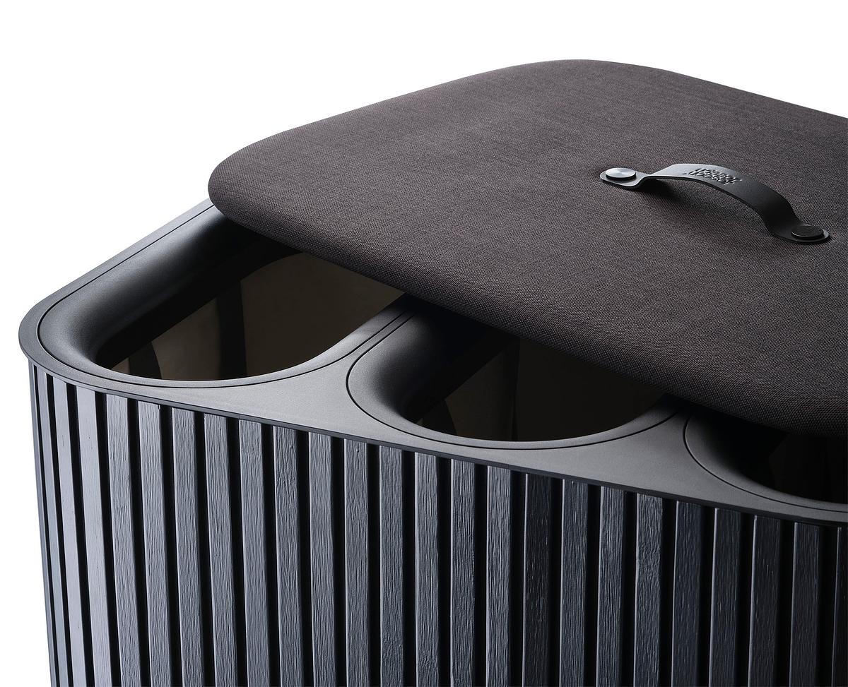 Tota Luxe 90L Black Laundry Separation Basket