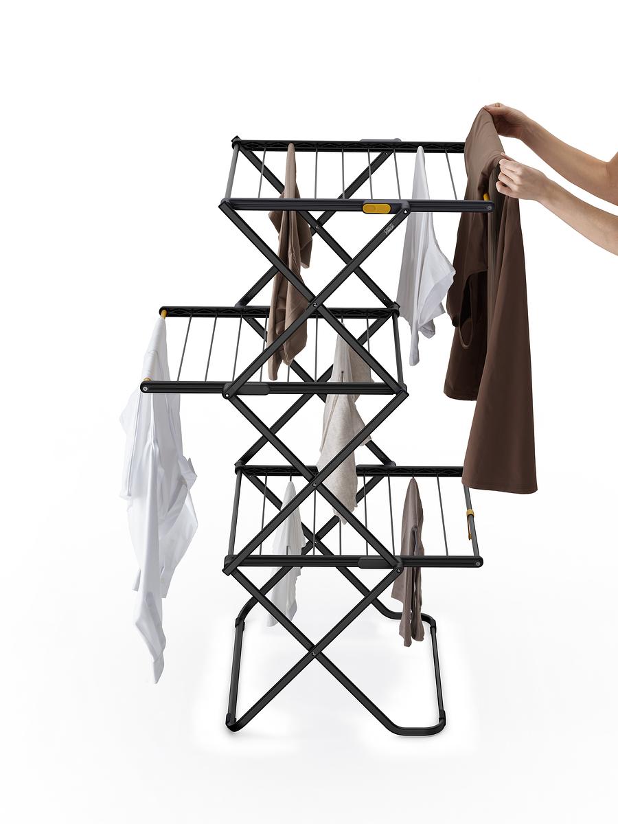 AirFrame™ 16m Folding Airer with Long Garment Hanging Rails