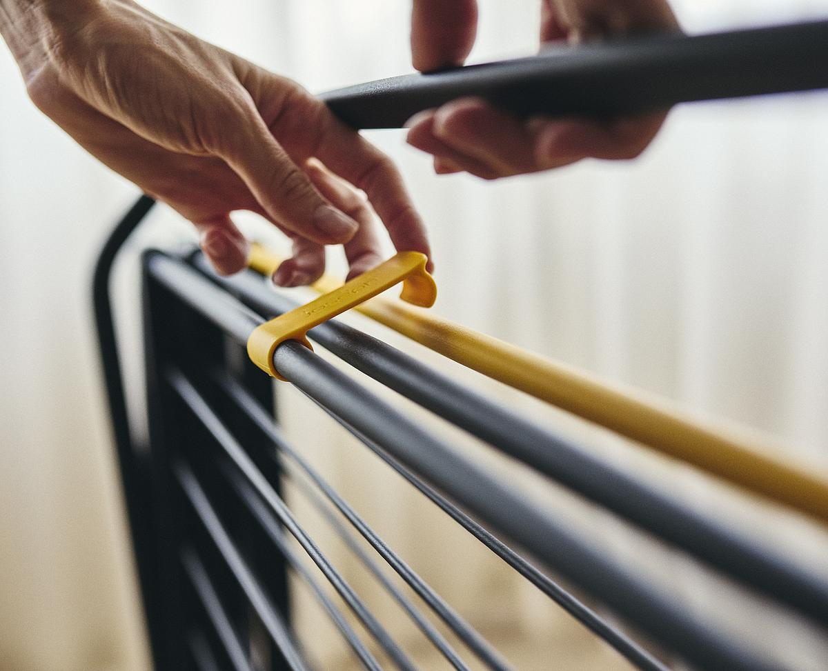 AirFrame™ 16m Folding Airer with Long Garment Hanging Rails